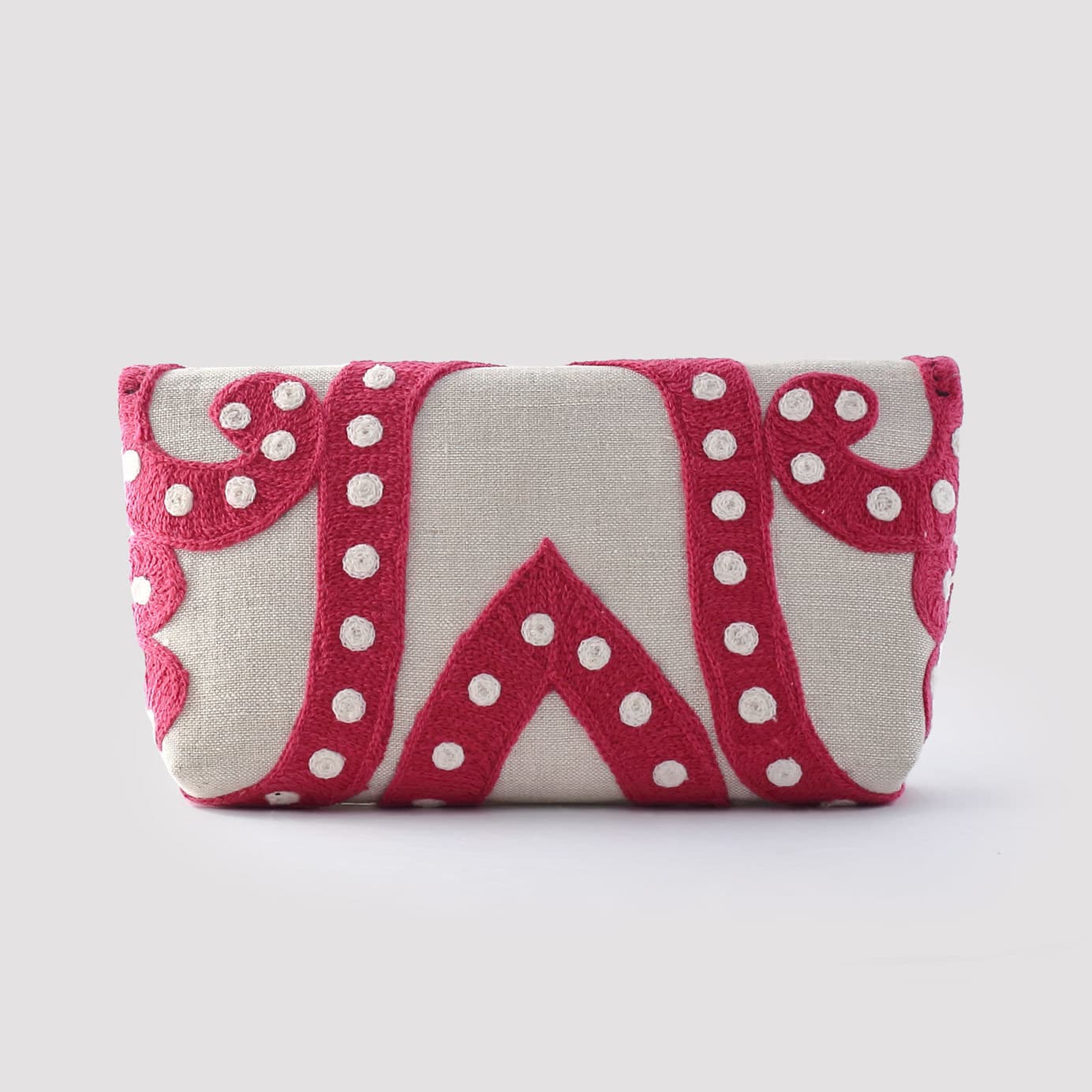 MILAN BLONDE CLUTCH/Antelope